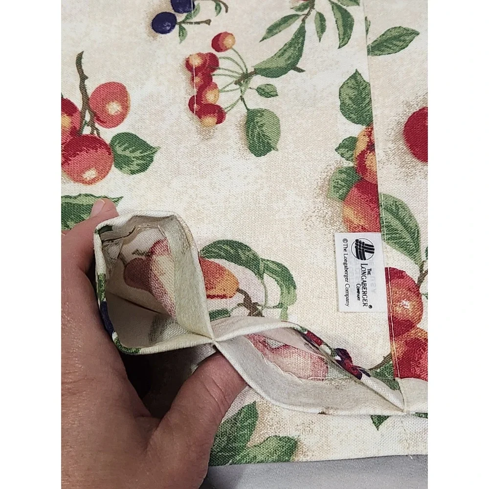 Longaberger Orchard Fruit Medley Window Valance 72